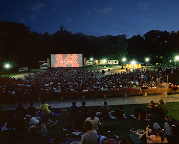 Freiluftkino Friedrichshain Nacht